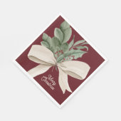 Moderne Waterverf kerstgroen Servet (Hoek)