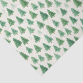 Moderne Waterverf kerstpijnbomen naadloos Tissuepapier (Detail)