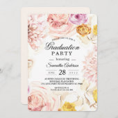 Moderne Waterverf kleurrijk Lijst Kaart (Voorkant / Achterkant)