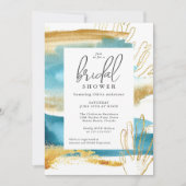 Moderne Waterverf Kustthema Vrijgezellenfeest Kaart (Voorkant)