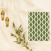 Moderne Waterverf lantaarn iftar feestuitnodiging Feestdagenkaart