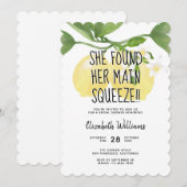 Moderne Waterverf Lemon Vrijgezellenfeest Kaart (Voorkant / Achterkant)