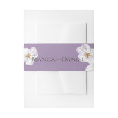 Moderne waterverf lente bloesemcollectie uitnodigingen wikkel (Voorkant Voorbeeld)