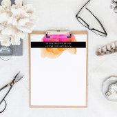 Moderne Waterverf Logo Briefhoofd