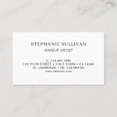 Moderne Waterverf Makeup Artist Visitekaartje (Achterkant)