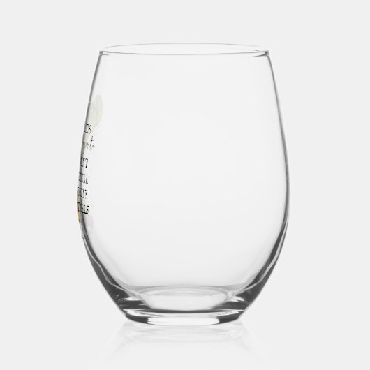 Moderne Waterverf Margarita Bruiloft Wijnglas Zonder Voet (Links)