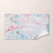 Moderne Waterverf marmer baddecor Bad Handdoek (Handdoek)