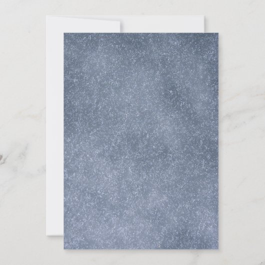 Moderne Waterverf Mauve Blauwgroen Bloembruiloft Kaart (Achterkant)