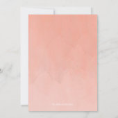 Moderne Waterverf meisjes Baptism Christening Cros Kaart (Achterkant)