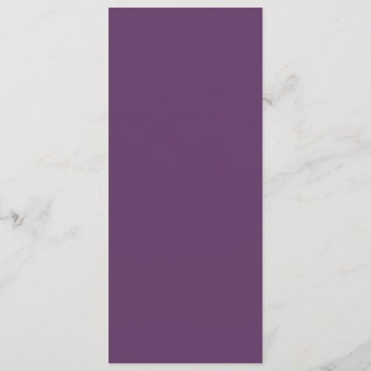 Moderne Waterverf | Menu Paarse weddenschappen (Achterkant)