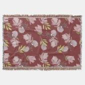 Moderne Waterverf met florale decor Deken (Voorkant)