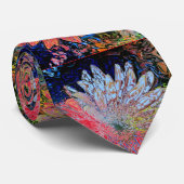 Moderne waterverf met melkachtige bloeding kleurri stropdas (Opgerold)