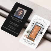 Moderne Waterverf met middelbare snelheid, voordeu Visitekaartje