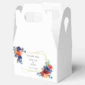 Moderne Waterverf Mexicaans Fiesta Bloemenbruiloft Bedankdoosjes (Geopend)