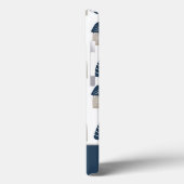 Moderne Waterverf minimalistische huispatroonnaam Case-Mate iPhone Case (Achterkant / Links)