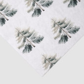 Moderne Waterverf minimalistische kerst Tissuepapier (Detail)