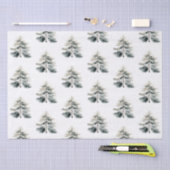 Moderne Waterverf minimalistische kerst Tissuepapier (Craft)