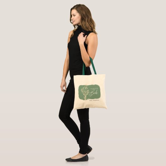 Moderne waterverf moeder van de bruid tote bag (Voorkant (model))