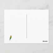 Moderne Waterverf Monstera Greenery Leaf Pattern Briefkaart (Achterkant)