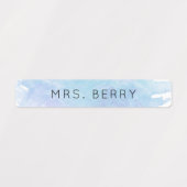 Moderne Waterverf Naam leraar Labels (Design 1)