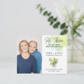 Moderne Waterverf Nieuw Buurland Briefkaart (Staand voorkant)