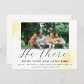 Moderne Waterverf Nieuw Buurland Briefkaart (Voorkant / Achterkant)