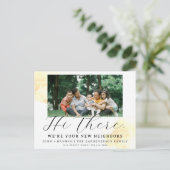 Moderne Waterverf Nieuw Buurland Briefkaart (Staand voorkant)