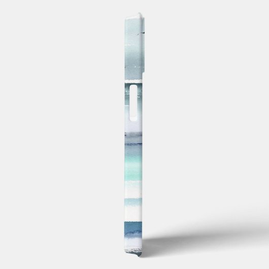 Moderne Waterverf Ocean Zee Persoonlijke naam Case-Mate iPhone Case (Achterkant / Rechts)