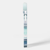 Moderne Waterverf Ocean Zee Persoonlijke naam Case-Mate iPhone Case (Achterkant / Links)