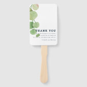 Moderne Waterverf oliage Weddenschap Dank je Handwaaier (Voorkant)