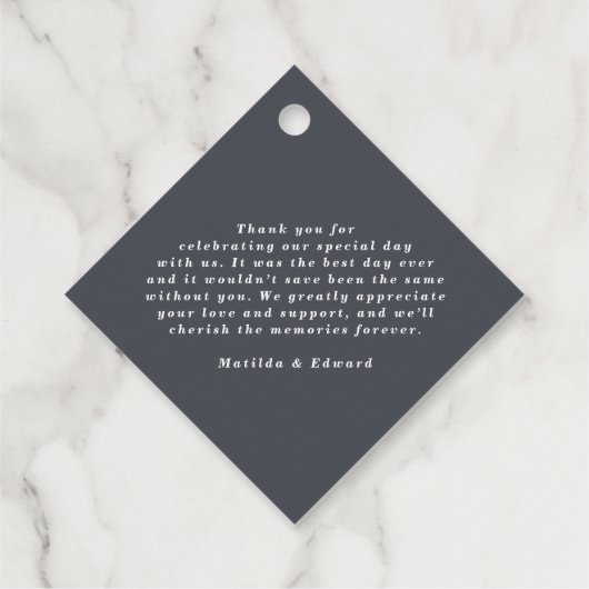 Moderne waterverf olijfbotanische bruiloft bedankjes labels (Achterkant)