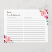 Moderne Waterverf — ontvang Vrijgezellenfeest Briefkaart (Achterkant)