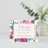 Moderne Waterverf — ontvang Vrijgezellenfeest Briefkaart (Staand voorkant)