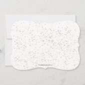 Moderne Waterverf Ooievaar Baby shower Kaart (Achterkant)