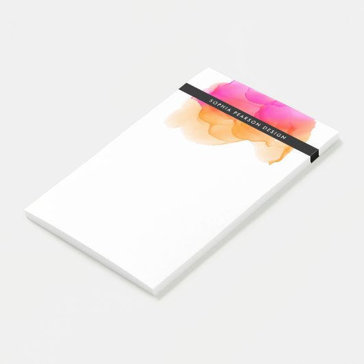 Moderne Waterverf op maat Post-it® Notes (Schuin)