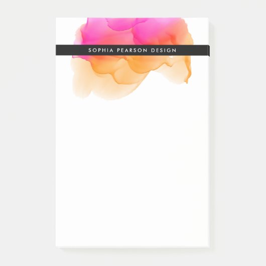 Moderne Waterverf op maat Post-it® Notes (Voorkant)