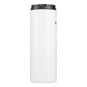 Moderne Waterverf Owl Dank u leraar Thermosbeker (Achterkant)