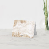 Moderne Waterverf Oyster Beach Weddenschap Bedankkaart (Achterkant)