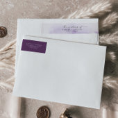 Moderne Waterverf | Paars huwelijk