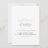 Moderne Waterverf | Paars Weekend Bachelorette Kaart (Achterkant)