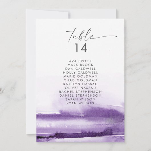 Moderne Waterverf | PAARSE KAARTEN (Voorkant)