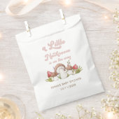 Moderne Waterverf paddenstoel Baby shower Favor Ba Bedankzakje (Geknipt)