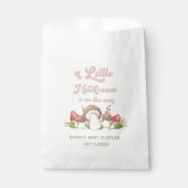 Moderne Waterverf paddenstoel Baby shower Favor Ba Bedankzakje (Voorkant)