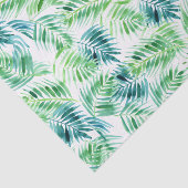 Moderne Waterverf palmbladeren Tissuepapier (Detail)
