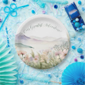 Moderne Waterverf Papieren Bordje (Feest)