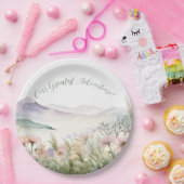 Moderne Waterverf Papieren Bordje (Feest)