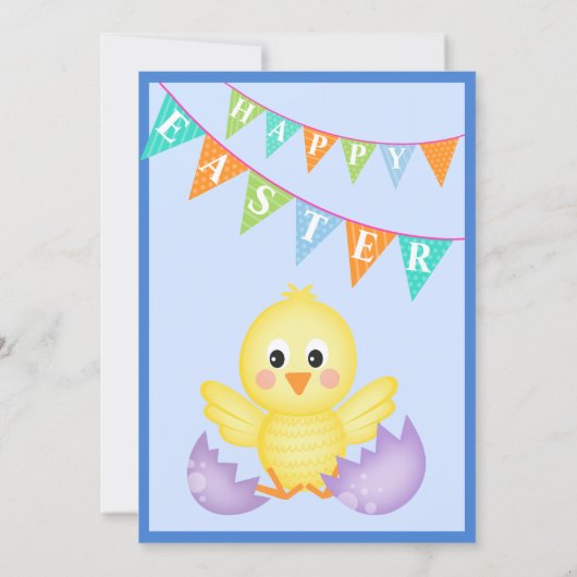 Moderne Waterverf Pasen Brunch Egg Hunt Kaart (Achterkant)