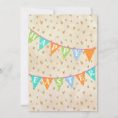 Moderne Waterverf Pasen Brunch Egg Hunt Kaart (Achterkant)