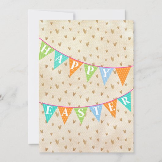 Moderne Waterverf Pasen Brunch Egg Hunt Kaart (Achterkant)