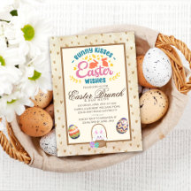 Moderne Waterverf Pasen Brunch Egg Hunt